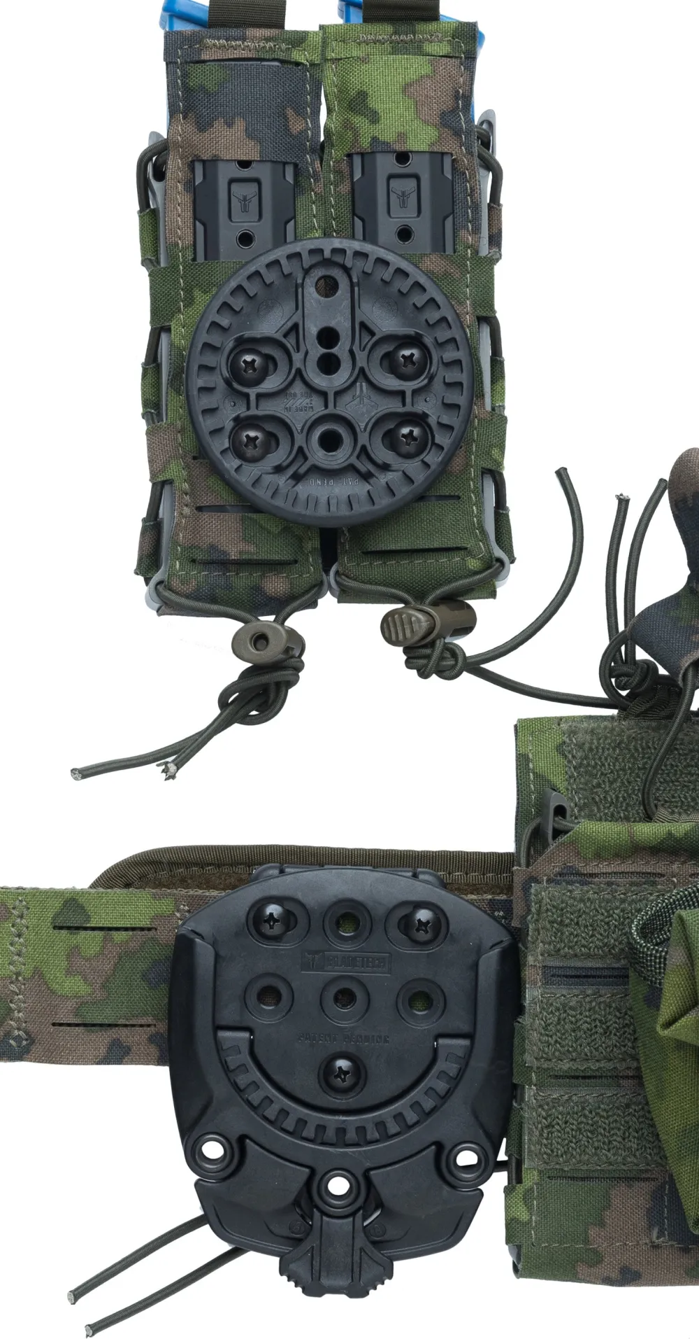 Blade-Tech Taktiset Vyöt ^ Direct To MOLLE Mount, Long, 2-Pack