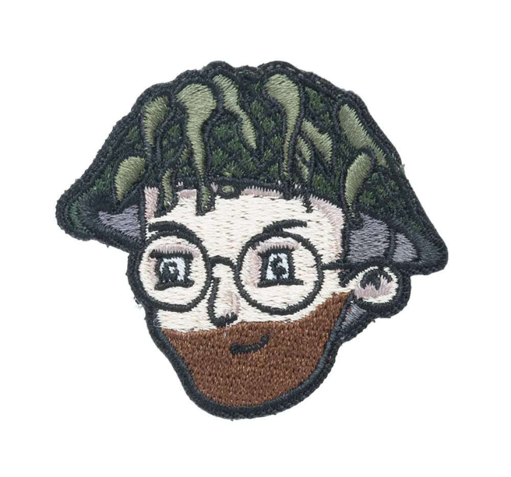 Bloke on the Range Moraalimerkit Ja Heijastimet ^ BotR Bloke Cartoon Head moraalimerkki