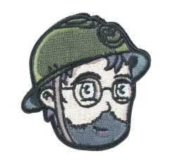 Bloke on the Range Moraalimerkit Ja Heijastimet ^ BotR Chap Cartoon Head moraalimerkki