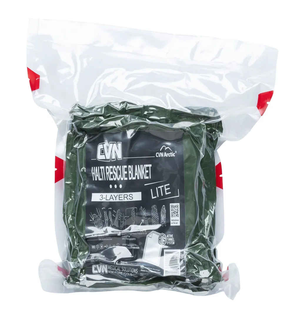 CVN Medical Solutions Ensiapu ^ CVN Arctic Halti lämpöpeite Lite, 195 cm x 235 cm