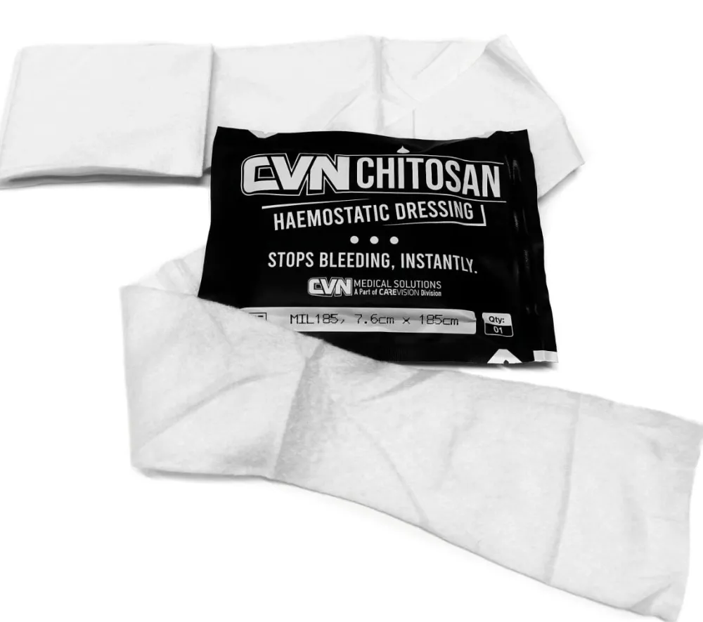 CVN Medical Solutions Ensiapu ^ CVN Chitosan Hemostaattiside