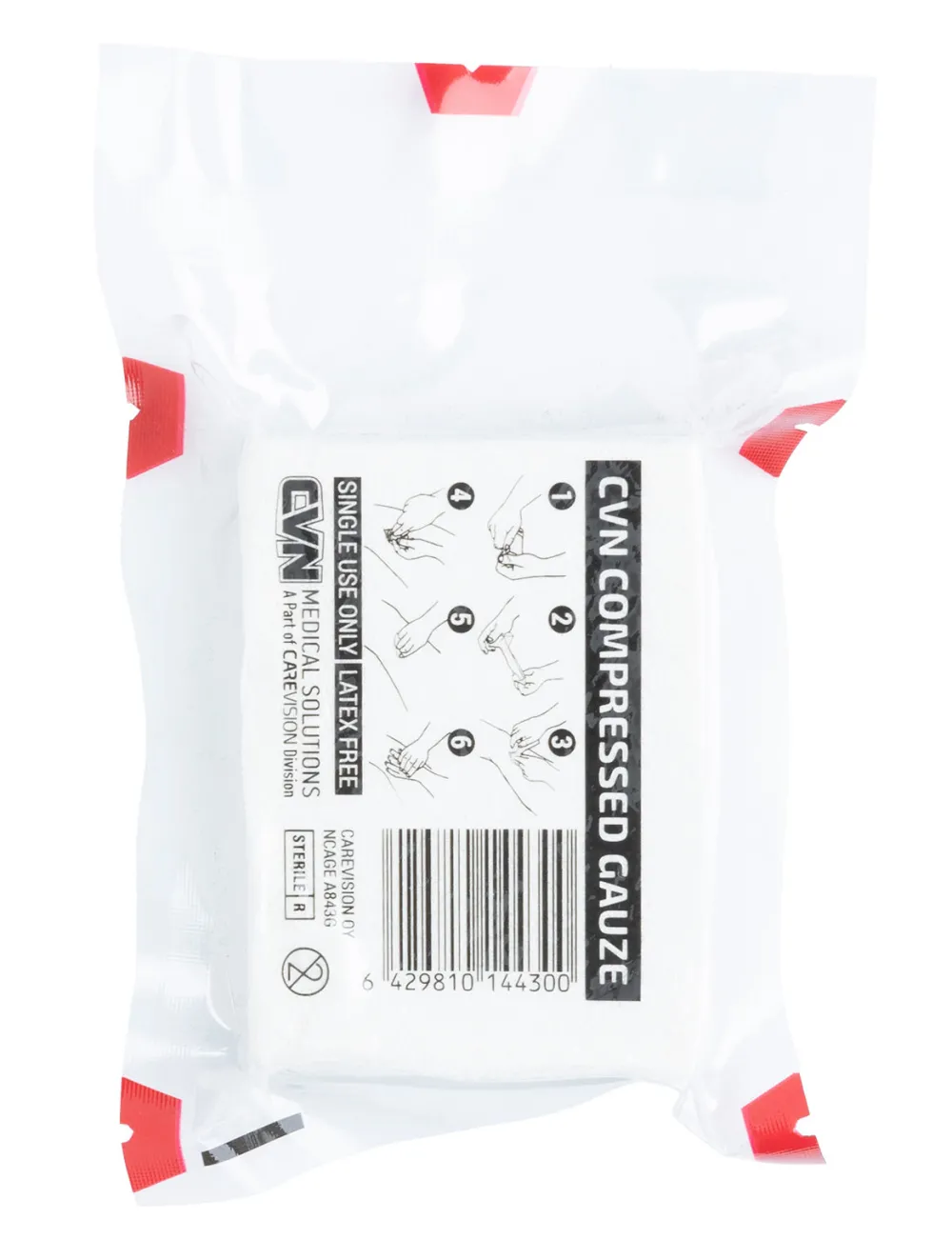 CVN Medical Solutions Ensiapu ^ CVN Compressed Gauze sideharso