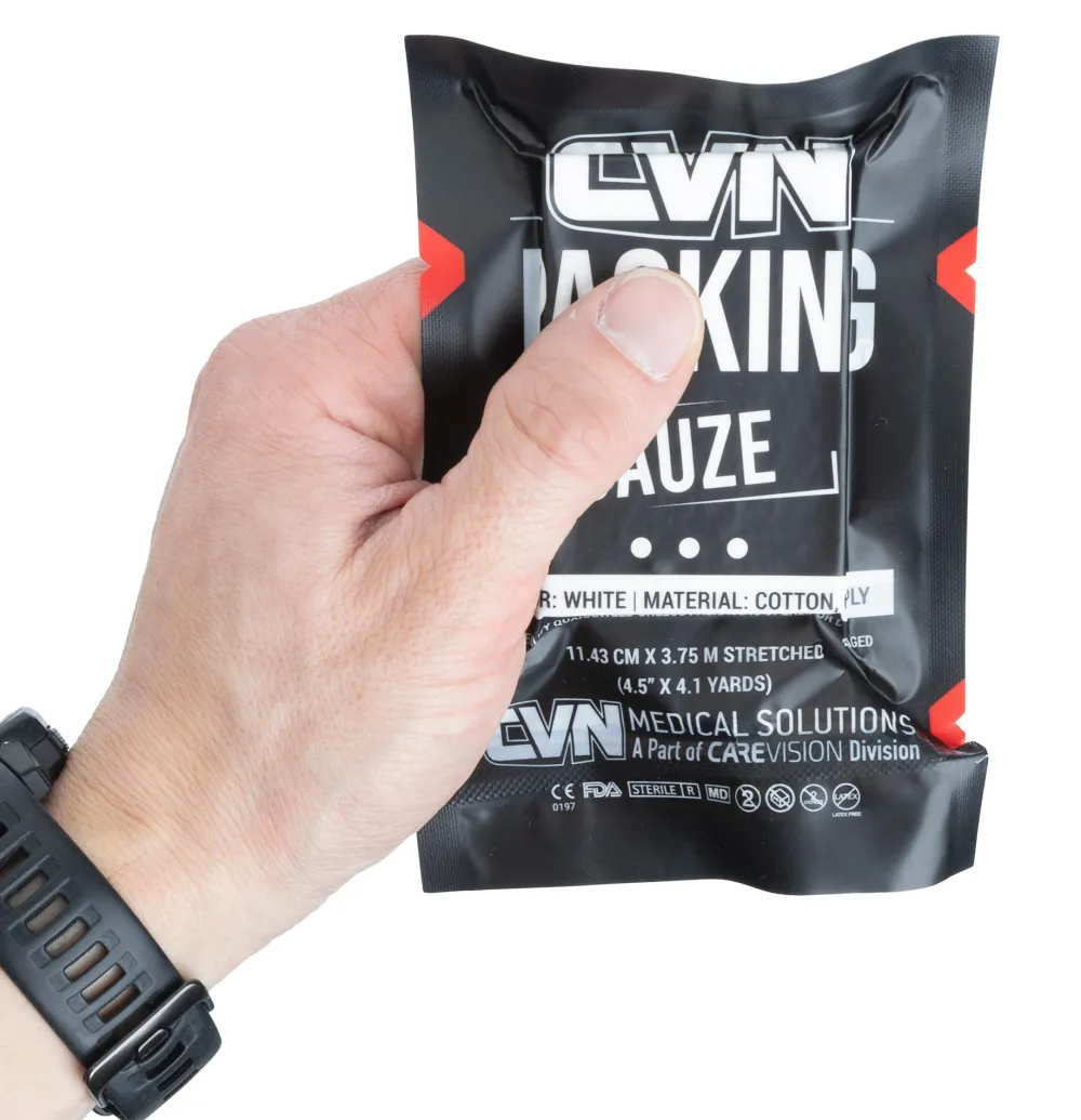 CVN Medical Solutions Ensiapu ^ CVN Packing Gauze haavanpakkausharso