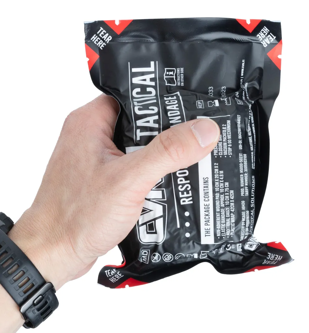 CVN Medical Solutions Ensiapu ^ CVN4 Tactical Responder Bandage taktinen ensiside