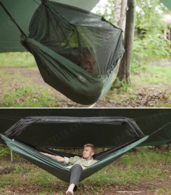 DD Hammocks Majoitteet ^ Frontline riippumatto, DD Multicam