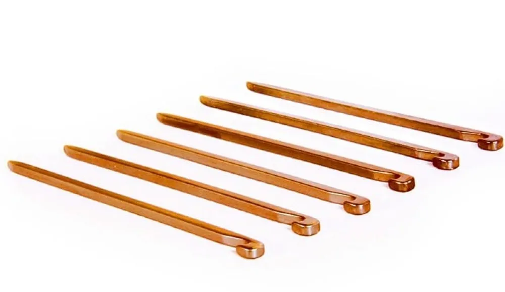 DD Hammocks Majoitteet ^ SuperLight Pegs maakiilat, 6-Pack