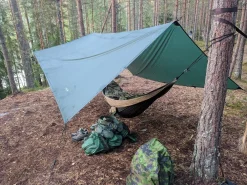 DD Hammocks Majoitteet ^ SuperLight Tarp laavukangas