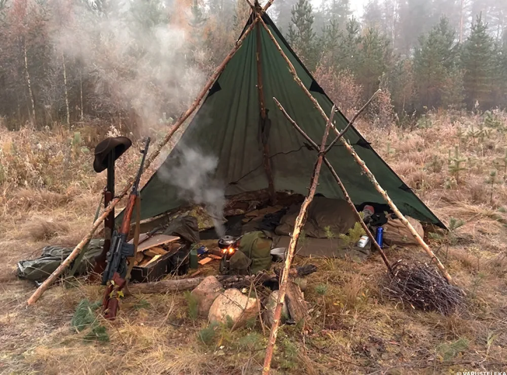 DD Hammocks Majoitteet ^ 3x3 Tarp laavukangas, oliivin