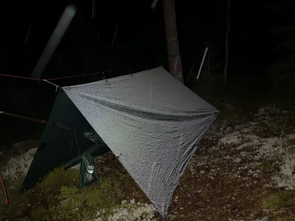 DD Hammocks Majoitteet ^ 3x3 Tarp laavukangas, oliivin