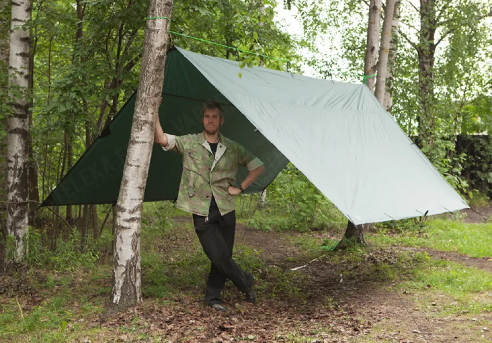 DD Hammocks Majoitteet ^ 4x4 Tarp laavukangas