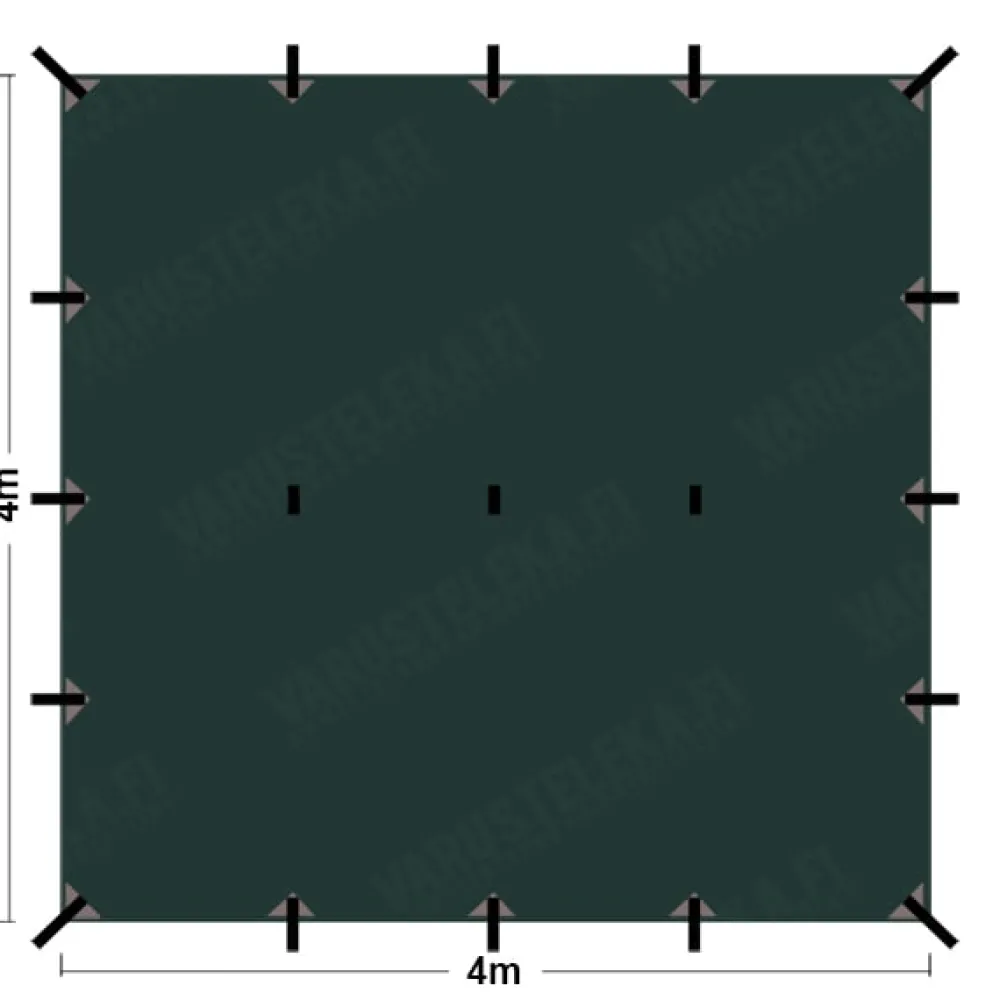 DD Hammocks Majoitteet ^ 4x4 Tarp laavukangas