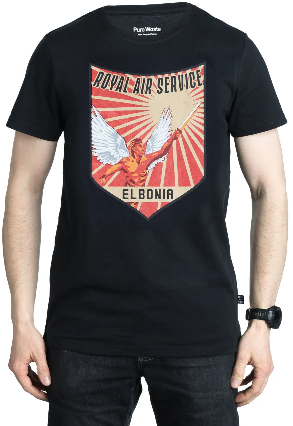 Forgotten Weapons Paidat|Alusvaatteet ^ Royal Air Service Elbonia T-paita, puuvillaa