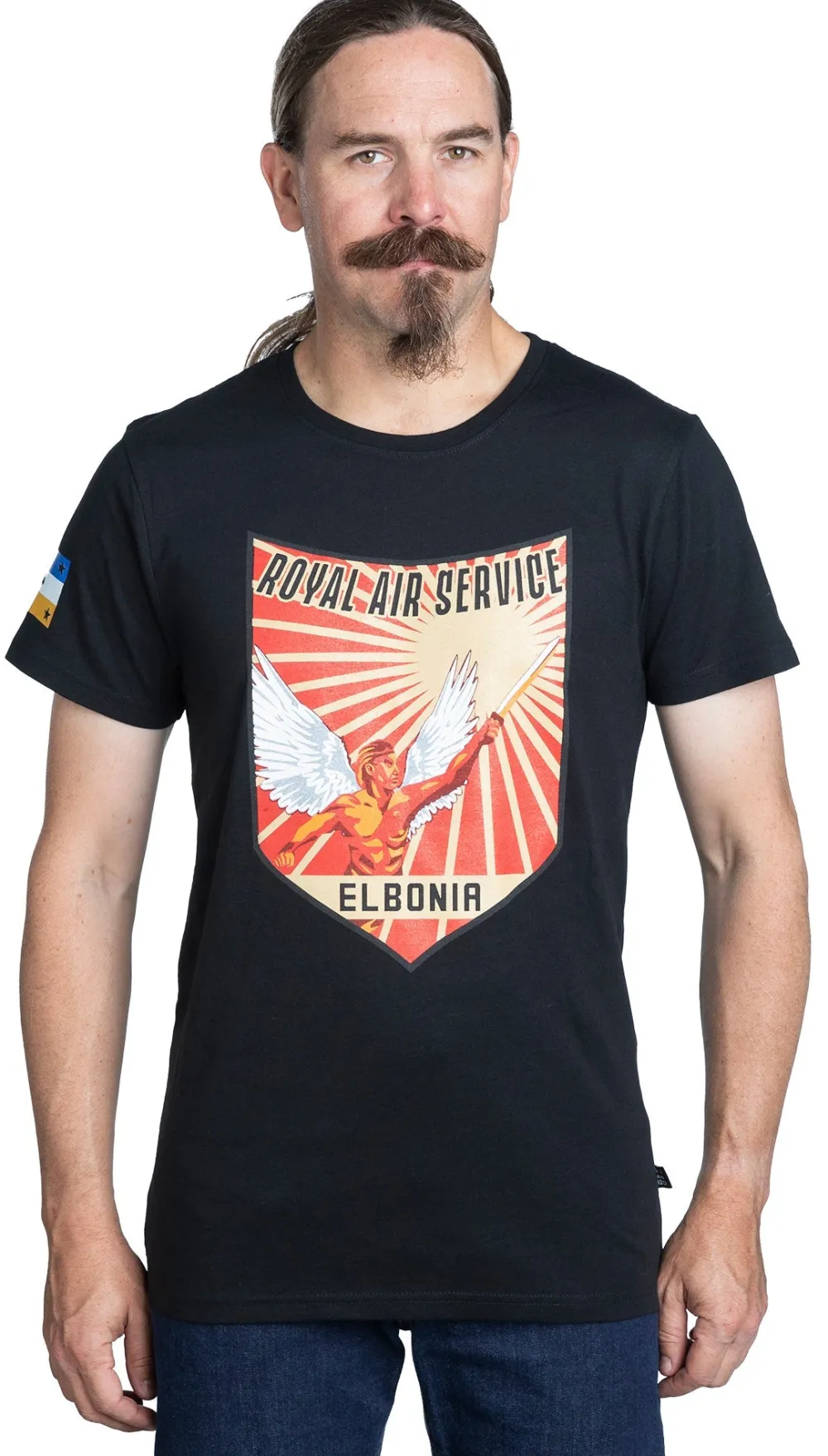 Forgotten Weapons Paidat|Alusvaatteet ^ Royal Air Service Elbonia T-paita, puuvillaa