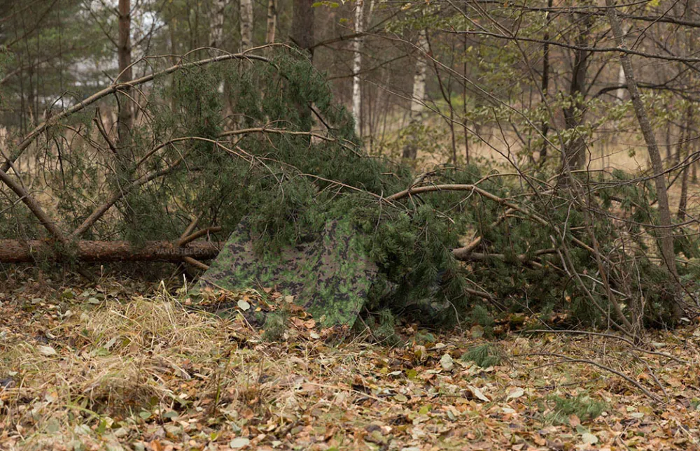 Foxa Diy Ja Huolto ^ PES Net 260 verkkokangas, M05 metsäkuvio, metritavara