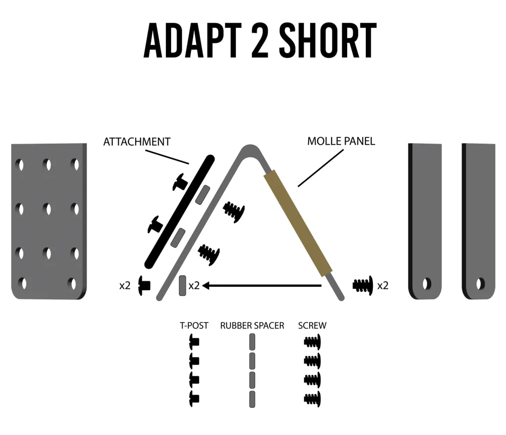 Guardian Warrior Solutions Muut Asetarvikkeet ^ Adapt 2 Short kiinnike