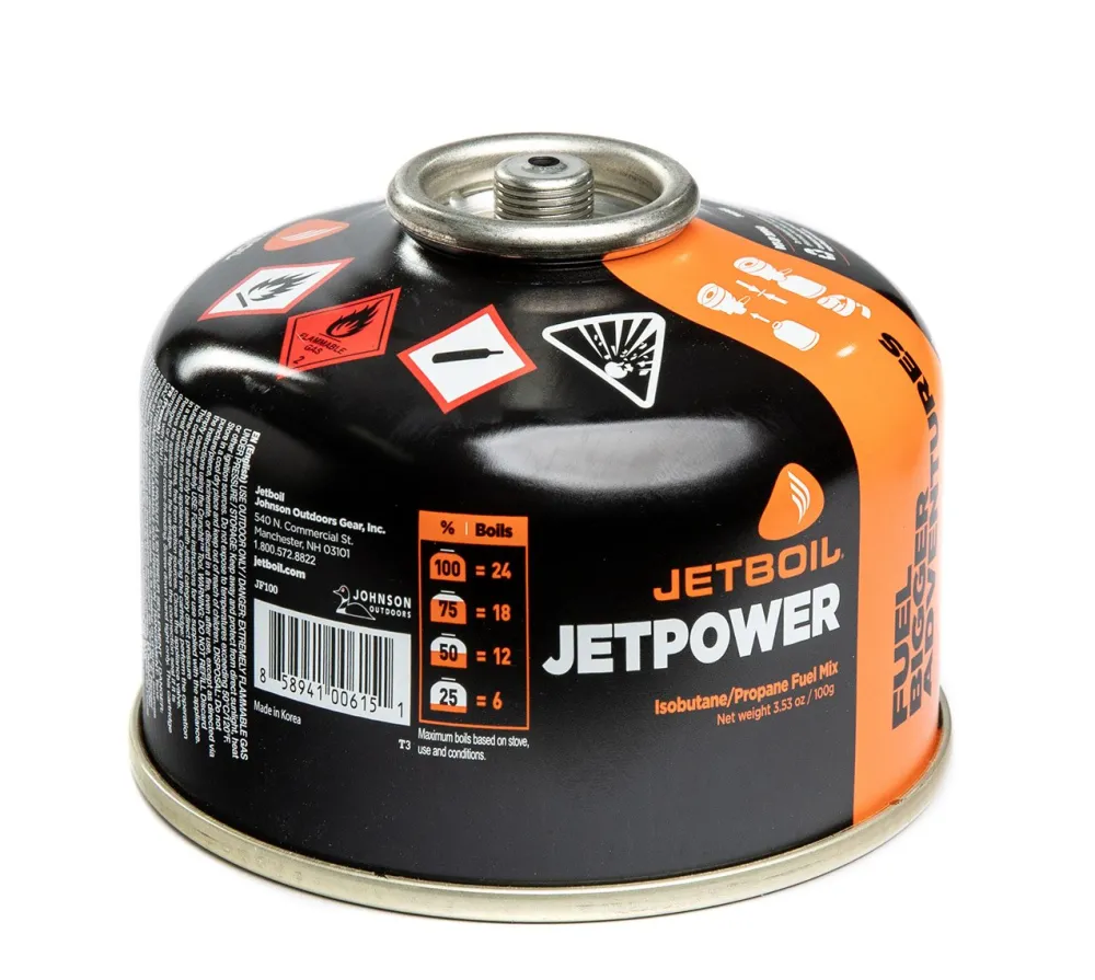 Jetboil Retkiruokailu Ja Keittimet ^ Jetpower neljän vuodenajan seoskaasu