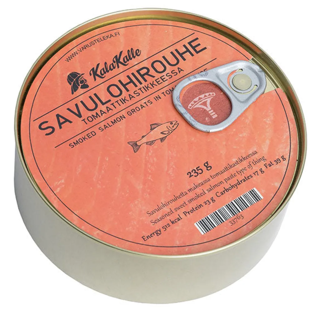 Kalakalle Retkiruoat ^ Savulohirouhe tomaattikastikkeessa, 235 g säilyke