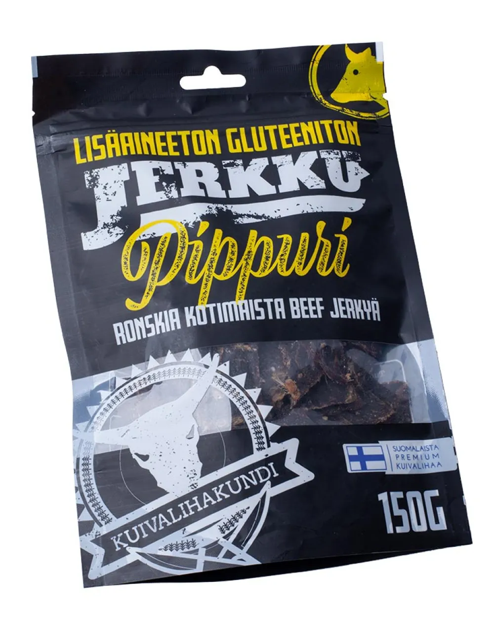 Kuivalihakundi Kuivalihat, Suklaat Ja Naposteltavat ^ Beef Jerky kuivaliha, 150 g