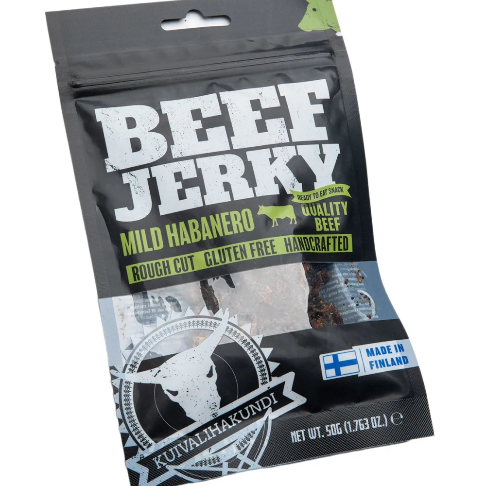Kuivalihakundi Kuivalihat, Suklaat Ja Naposteltavat ^ Beef Jerky kuivaliha, 50 g