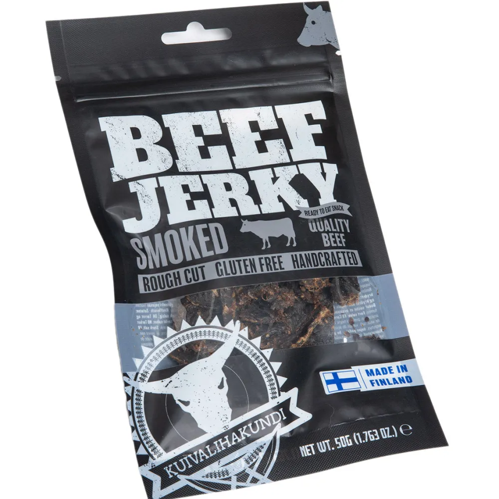 Kuivalihakundi Kuivalihat, Suklaat Ja Naposteltavat ^ Beef Jerky kuivaliha, 50 g