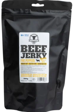 Kuivalihakundi Kuivalihat, Suklaat Ja Naposteltavat ^ Beef Jerky kuivaliha, 500 g