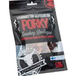 Kuivalihakundi Kuivalihat, Suklaat Ja Naposteltavat ^ Greasy Pork Jerky Smokey BBQ kuivaliha