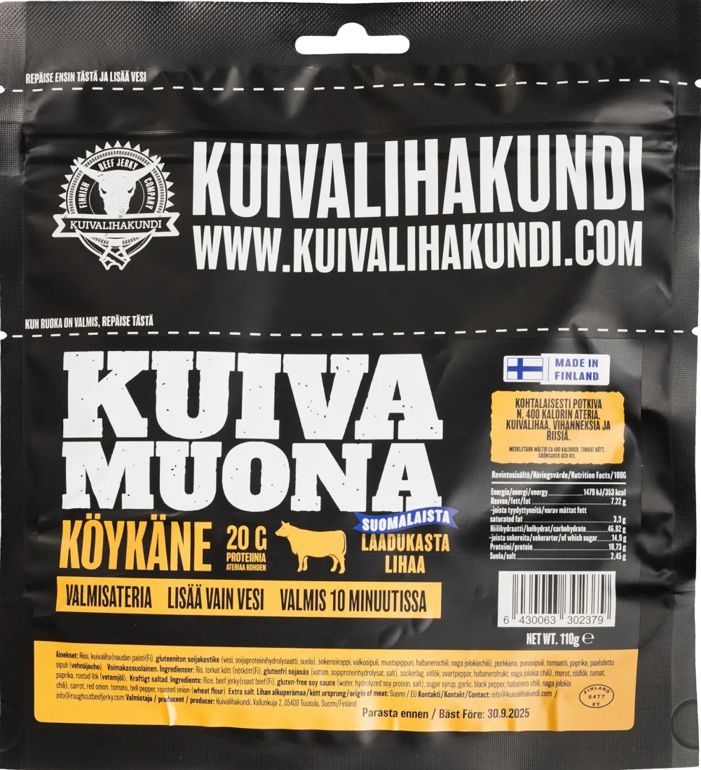 Kuivalihakundi Retkiruoat ^ Kuivamuona