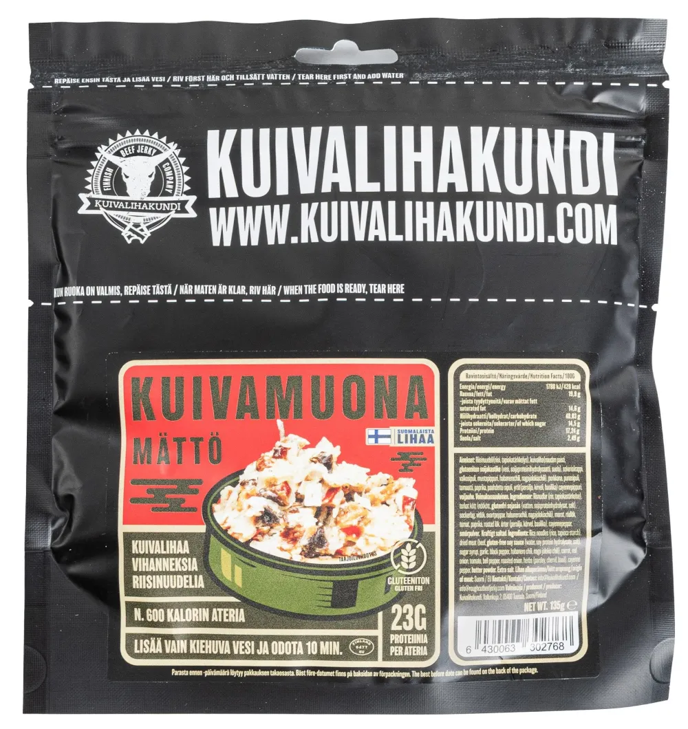 Kuivalihakundi Retkiruoat ^ Kuivamuona