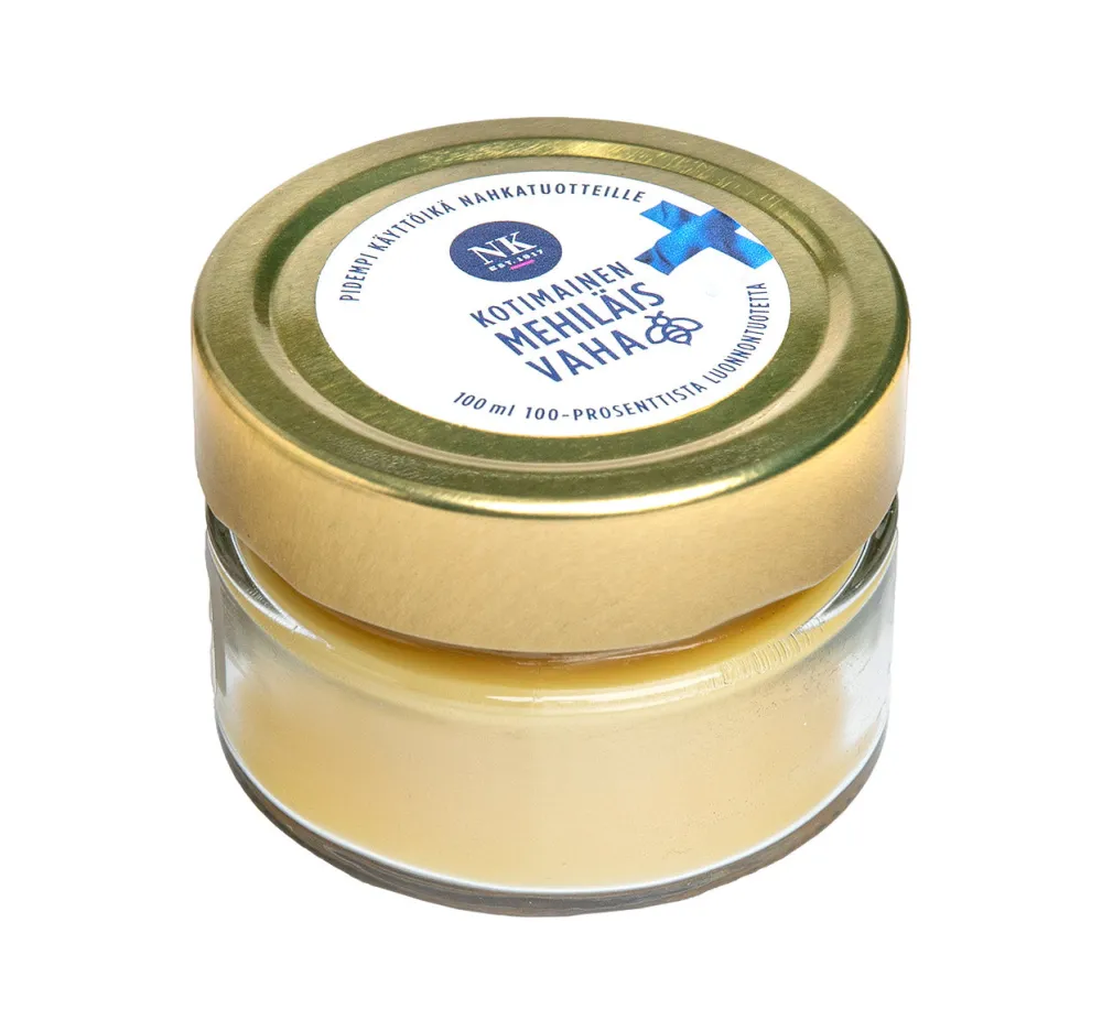 Nahkakunta Kengänhoito|Diy Ja Huolto ^ NK Kotimainen mehiläisvaha 100 ml
