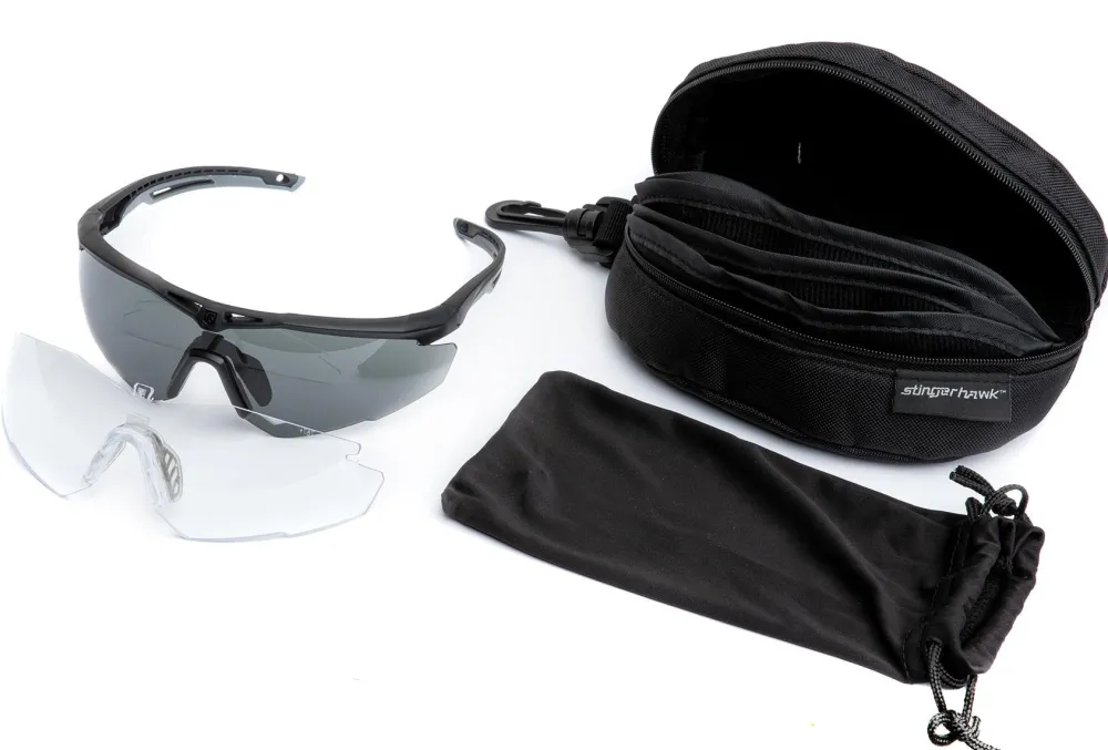 Revision Suojaimet ^ StingerHawk ballistiset suojalasit, Essential Kit