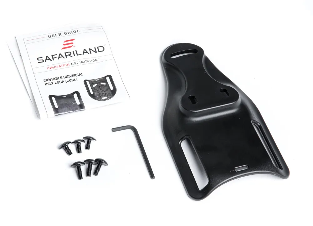 Safariland Pistoolikotelot ^ CUBL Cantable Universal Belt Loop, Mid-Ride