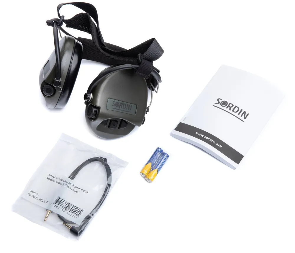 Sordin Suojaimet ^ Supreme MIL AUX Neckband aktiivikuulosuojaimet