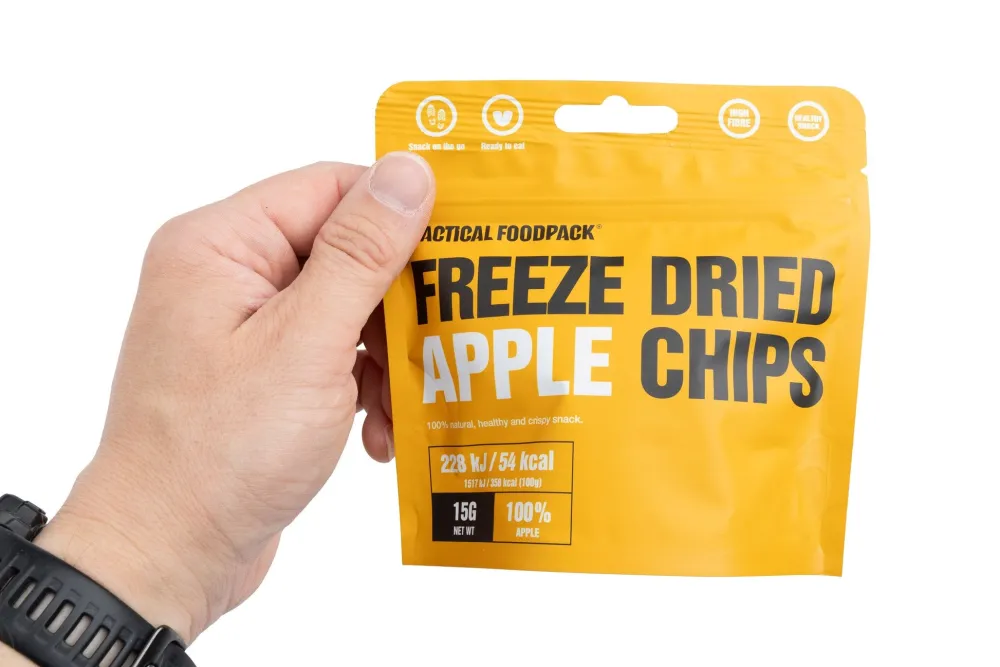 Tactical Foodpack Kuivalihat, Suklaat Ja Naposteltavat ^ kuivatut omenalastut