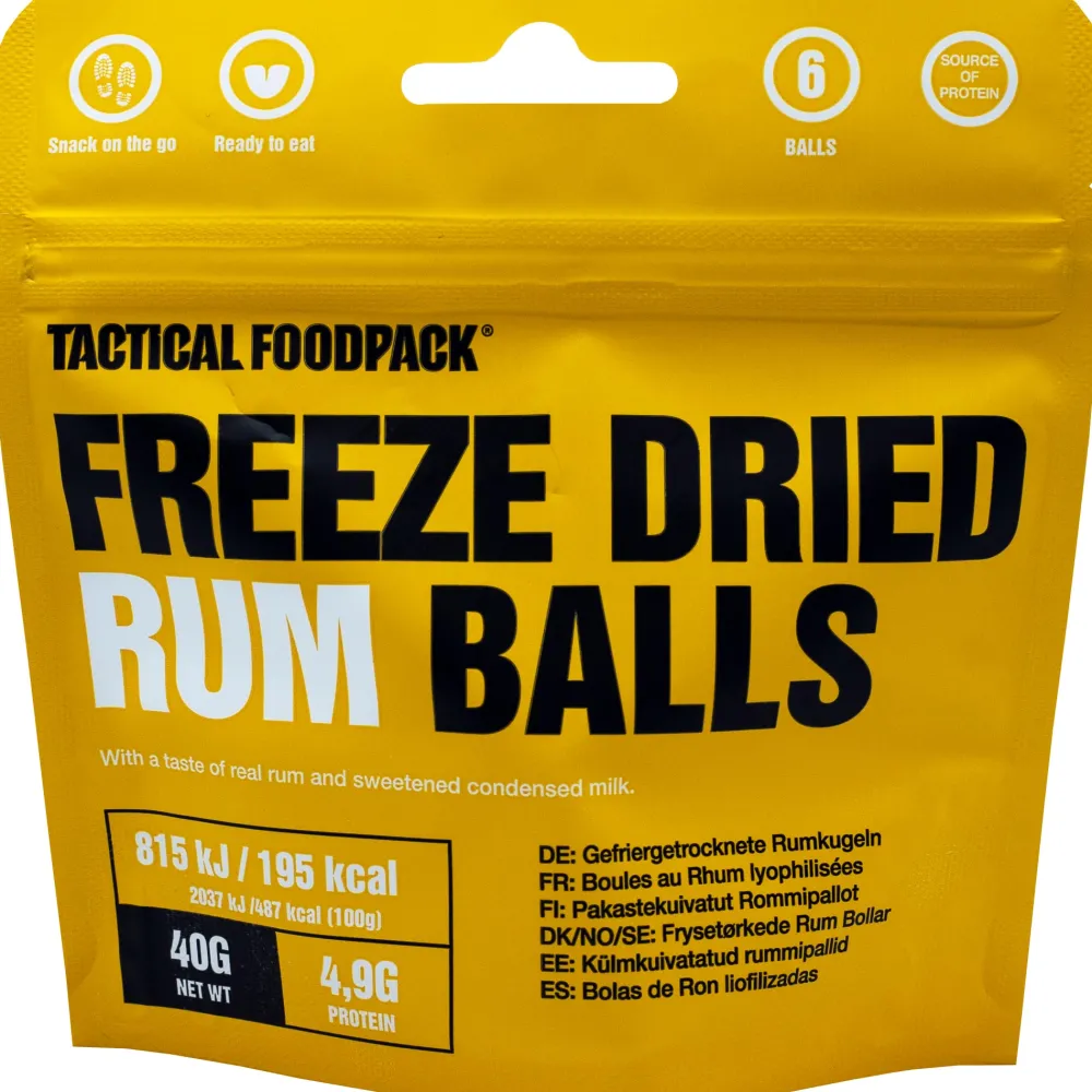 Tactical Foodpack Kuivalihat, Suklaat Ja Naposteltavat ^ kuivatut rommipallot