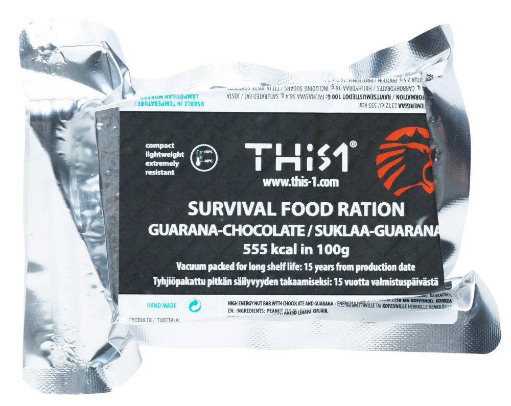 THIS1 Retkiruoat ^ This-1 Survival Bar selviytymispatukka