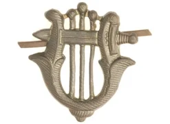 Czechoslovakia Tunnukset ^ Tsekkoslovakialainen aselajimerkki, metallia, ylijäämä