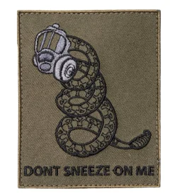 Varusteleka Moraalimerkit Ja Heijastimet ^ Don't Sneeze on Me moraalimerkki