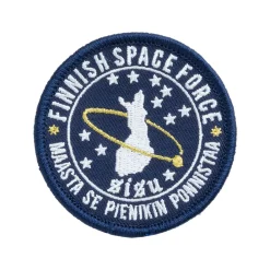 Varusteleka Moraalimerkit Ja Heijastimet ^ Finnish Space Force moraalimerkki, 65 mm