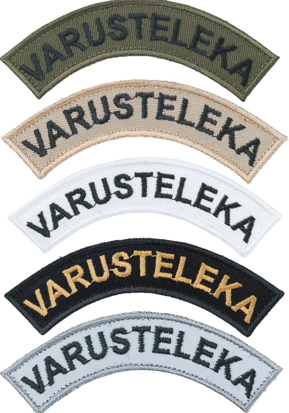 Varusteleka Tunnukset ^ Kaarimerkki omalla tekstillä, 3-Pack