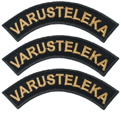 Varusteleka Tunnukset ^ Kaarimerkki omalla tekstillä, 3-Pack