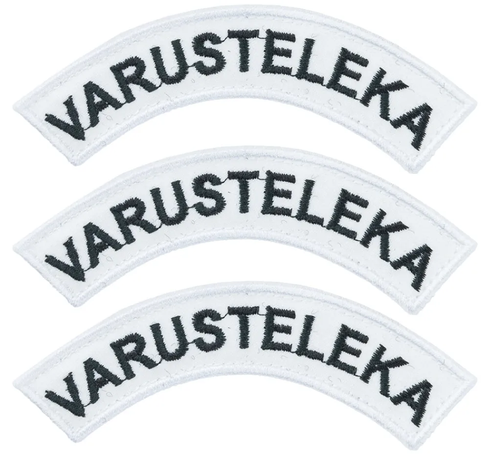 Varusteleka Tunnukset ^ Kaarimerkki omalla tekstillä, 3-Pack