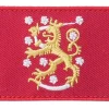 Varusteleka Moraalimerkit Ja Heijastimet ^ Leijonalippu hihalippu, 77 x 47 mm