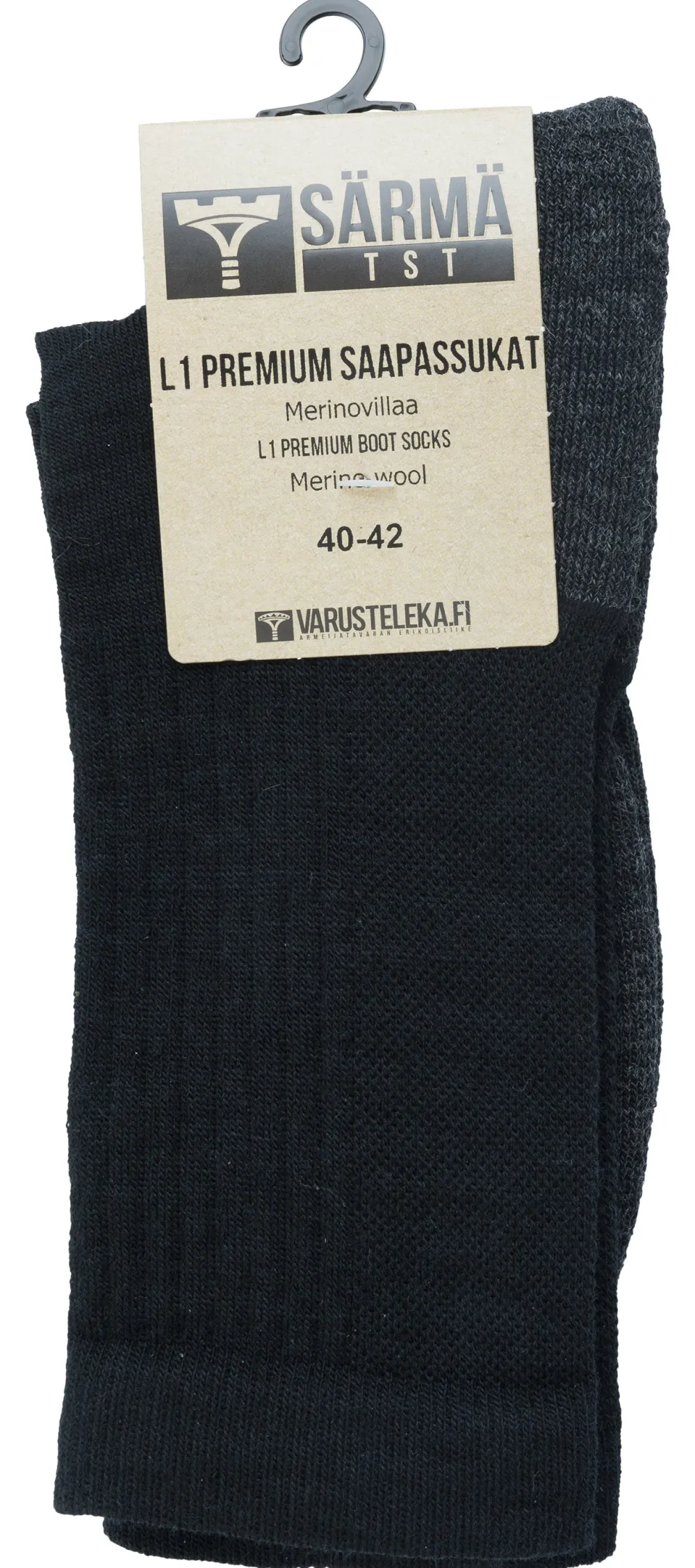 Varusteleka Alusvaatteet|L1 Base Layer ^ L1 Premium saapassukat, merinovillaa
