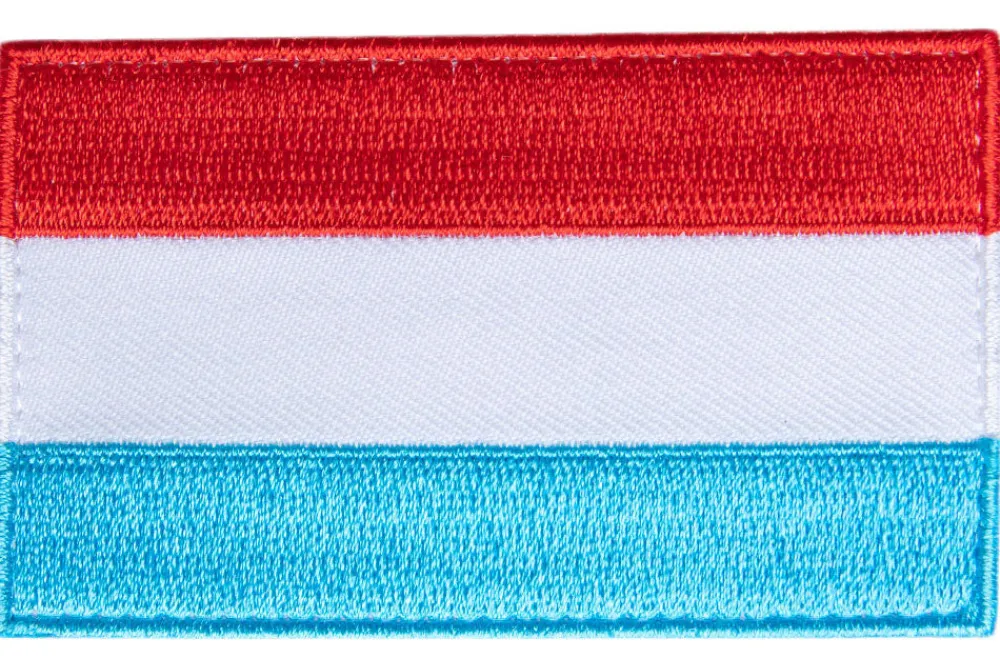 Varusteleka Tunnukset ^ Luxemburgin hihalippu, 77 x 47 mm