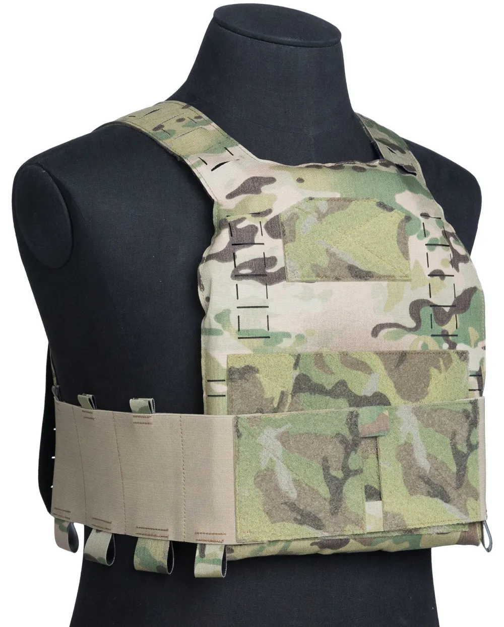 Varusteleka Taistelu- Ja Suojaliivit ^ LVPC Plate Carrier, elastinen lipastasku-cummerbund