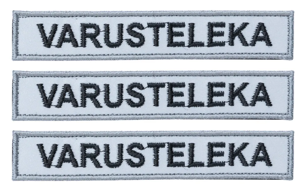 Varusteleka Tunnukset ^ M05 nimilappu omalla tekstillä, 3-Pack