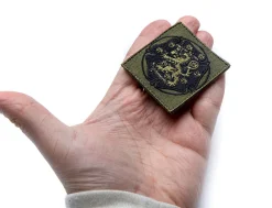 Varusteleka Tunnukset ^ M05 Suomen Reserviupseeriliitto RUL hihamerkki, kenttävärit