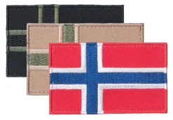 Varusteleka Tunnukset ^ Norjan hihalippu, 77 x 47 mm