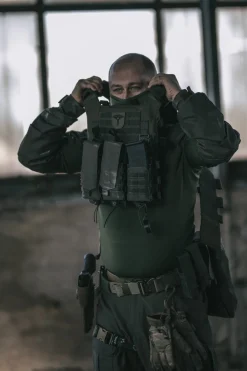 Varusteleka Taistelu- Ja Suojaliivit ^ PC18 Plate Carrier, elastinen lipastasku-cummerbund