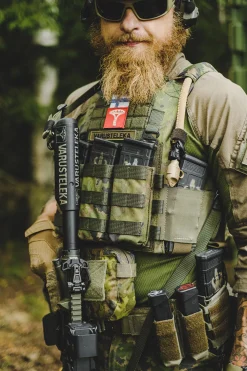 Varusteleka Taistelu- Ja Suojaliivit ^ PC18 Plate Carrier, elastinen lipastasku-cummerbund